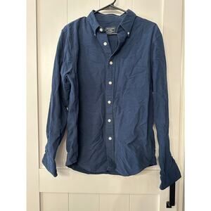 Abercrombie & Fitch VINTAGE NAVY Long Sleeve button up  Flannel Mens Large